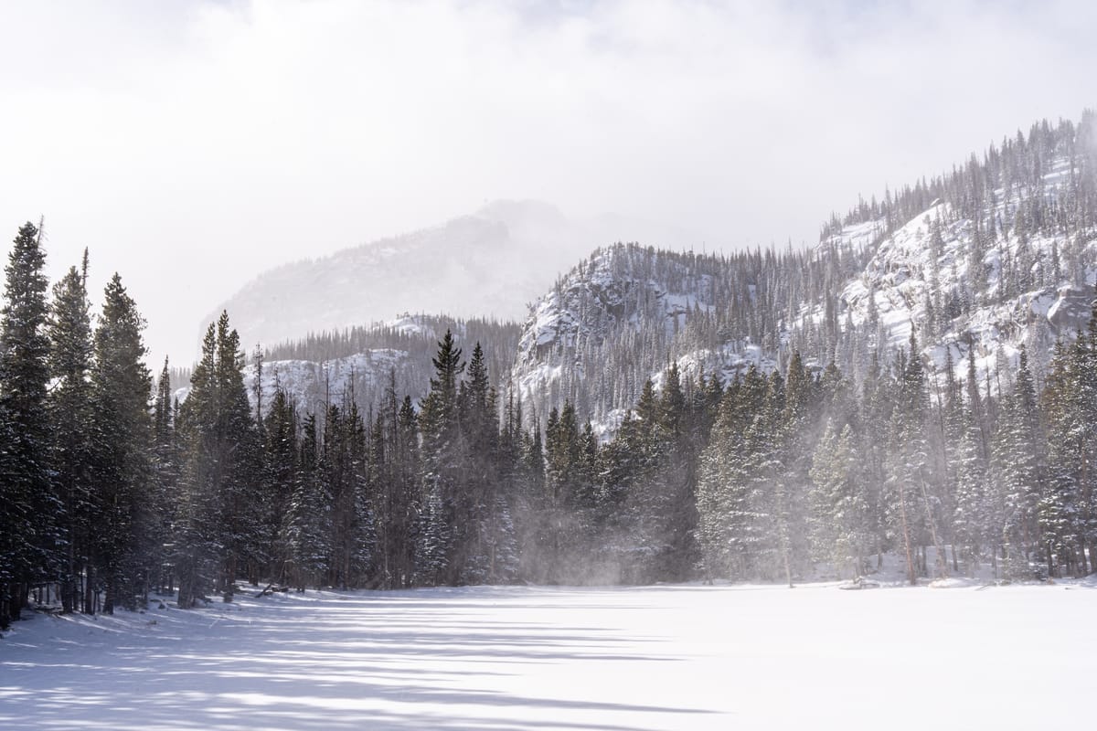 Hiking Rocky Mountain National Park During A Blizzard